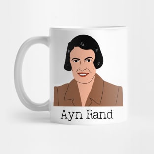 Ayn Rand T Shirt Mug